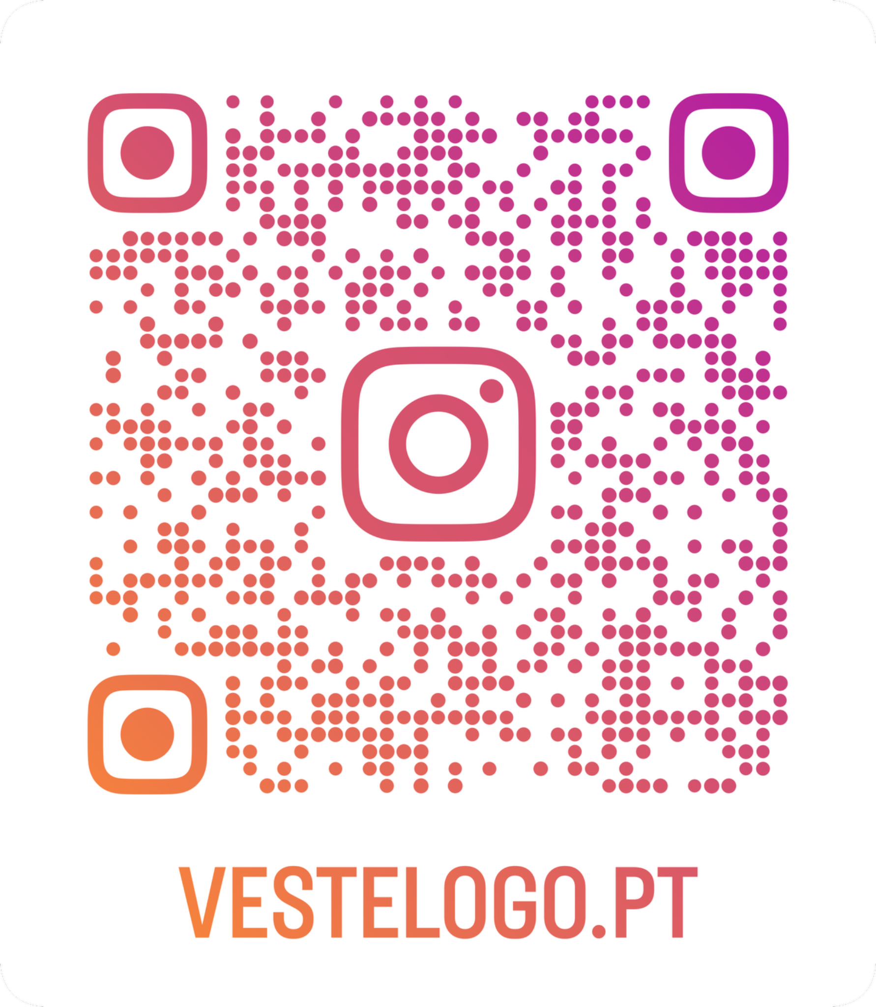 QR code do Instagram vestelogo.pt