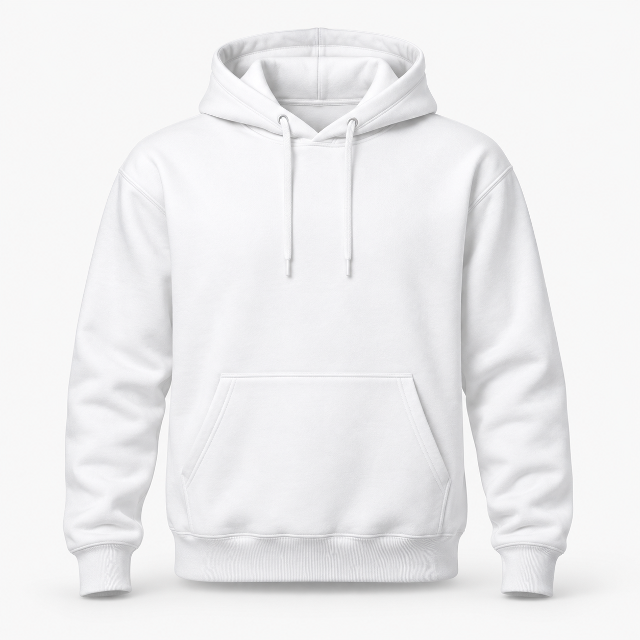 Mockup real de hoodie branca